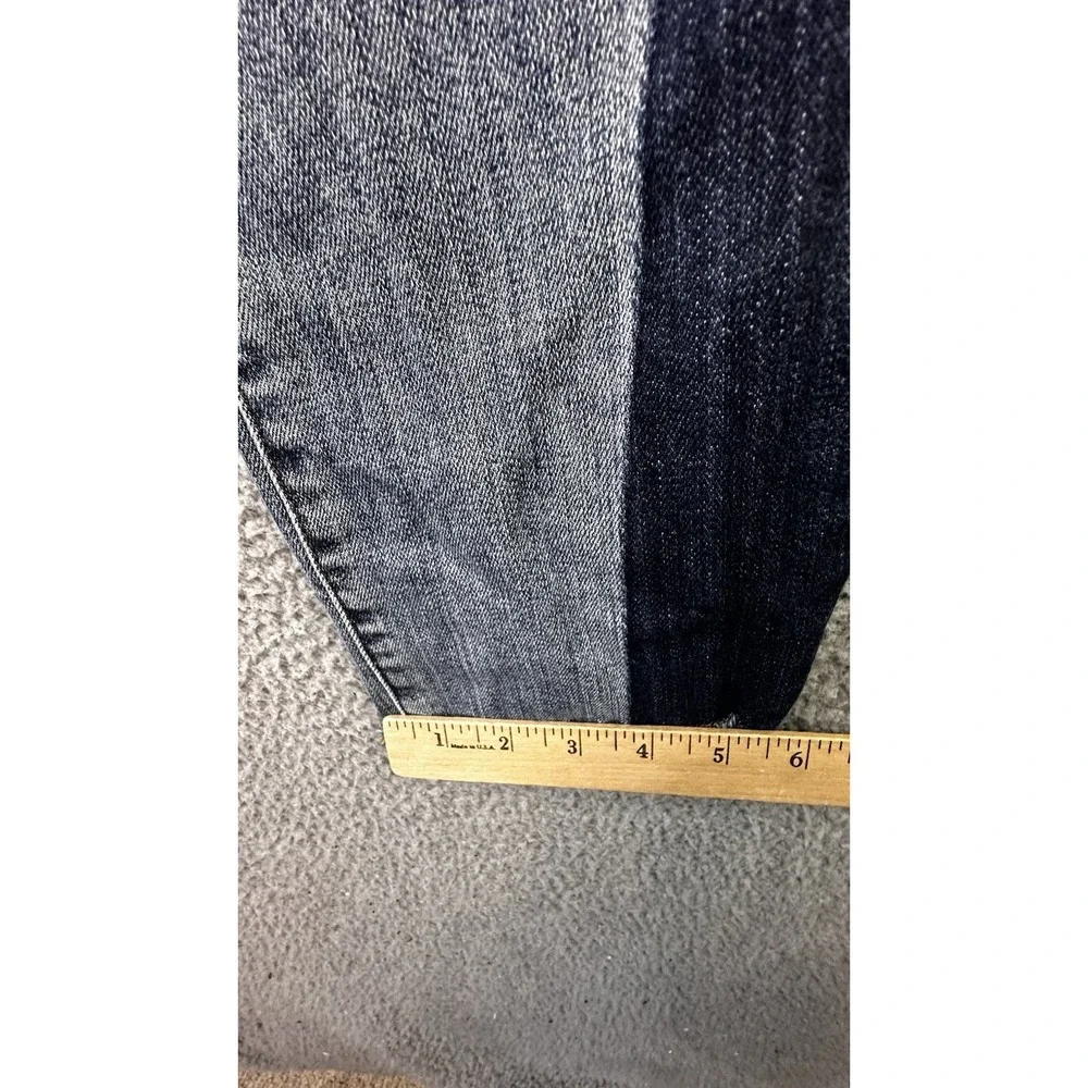 KUT From The Kloth Reese Ankle Straight Leg Jeans Womens Size 4 Two Tone Blue